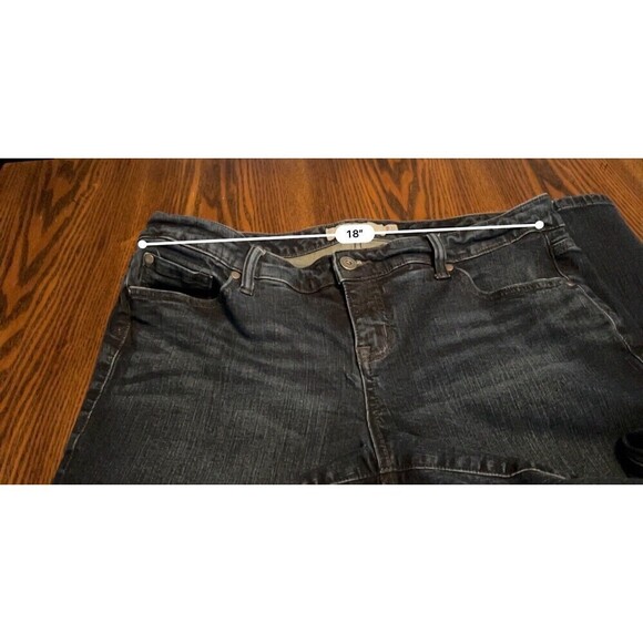 Torrid Denim Jeans Jegging Skinny Ankle Women’s Plus Size 16R Stretch Dark Wash - Picture 12 of 15